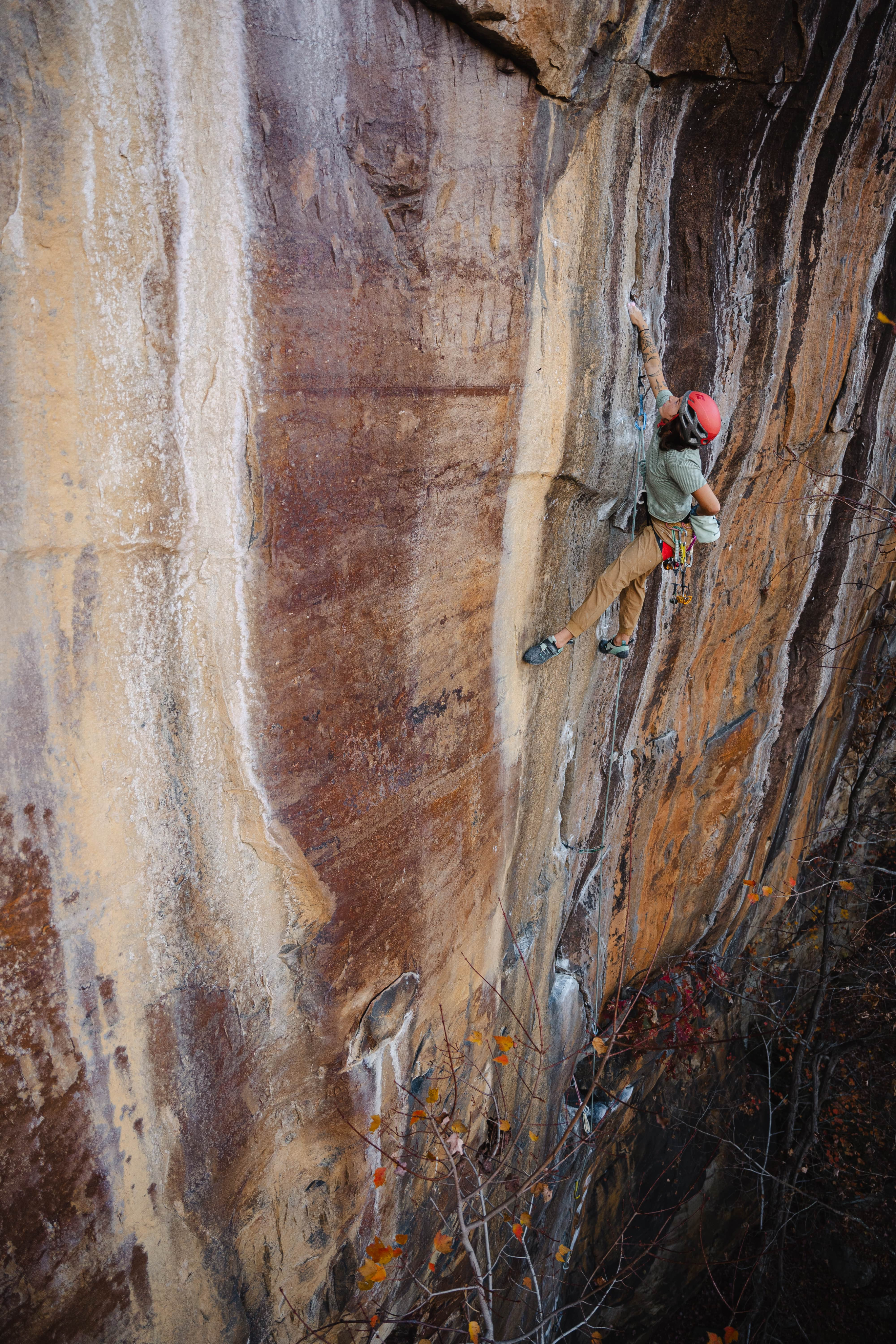 Photo of Lindsey Climbing