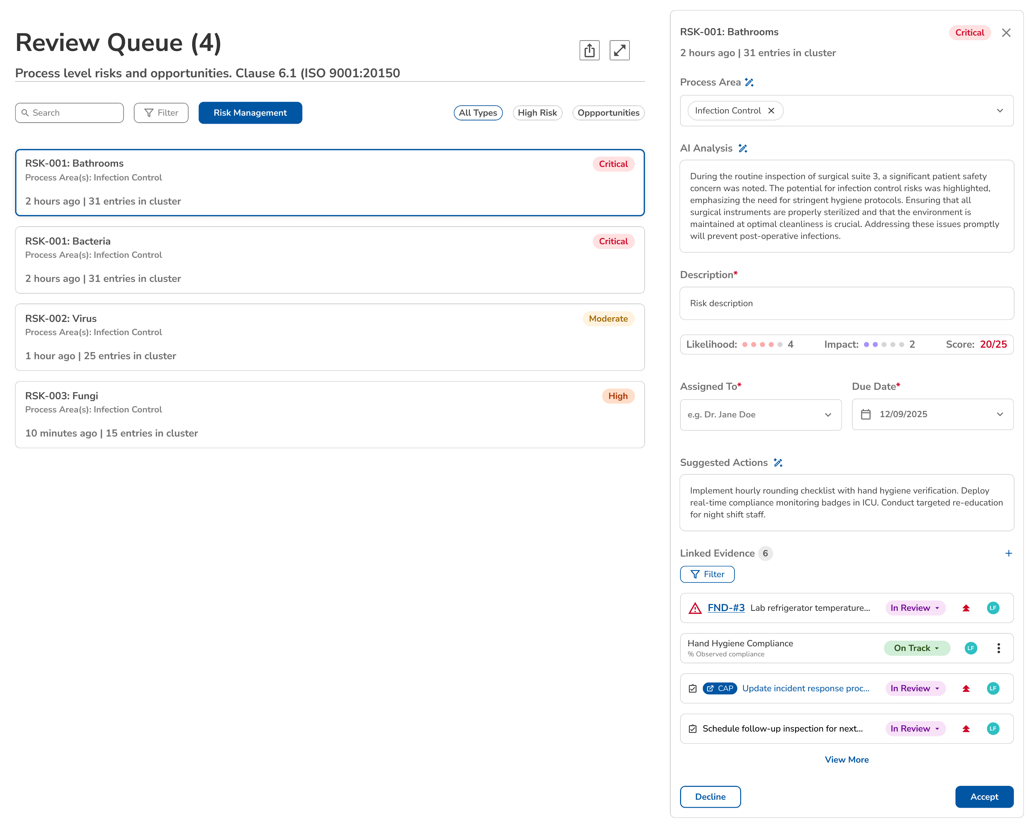 Ai Review Queue Side Panel