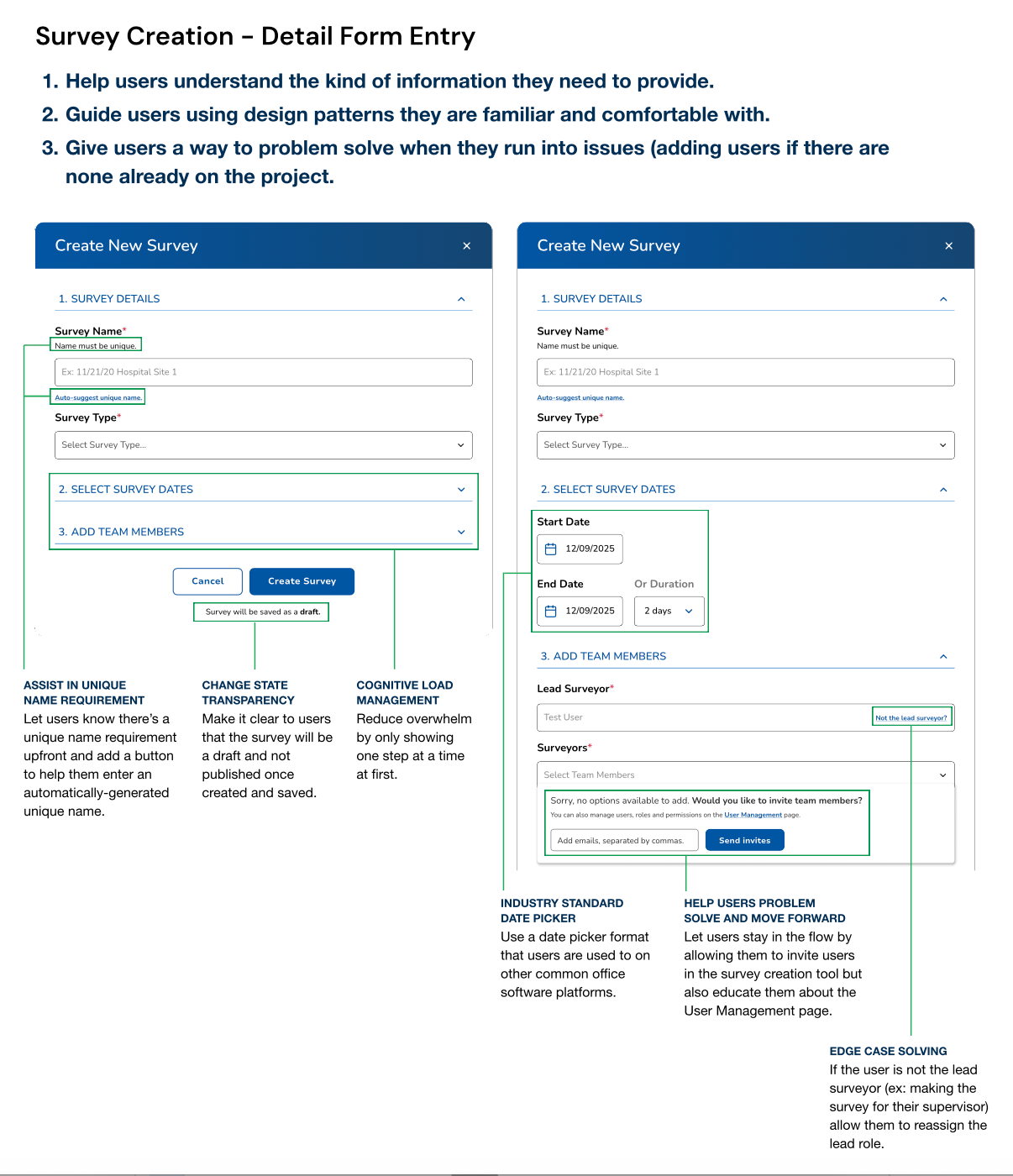 Annotated Mockup of Solutions