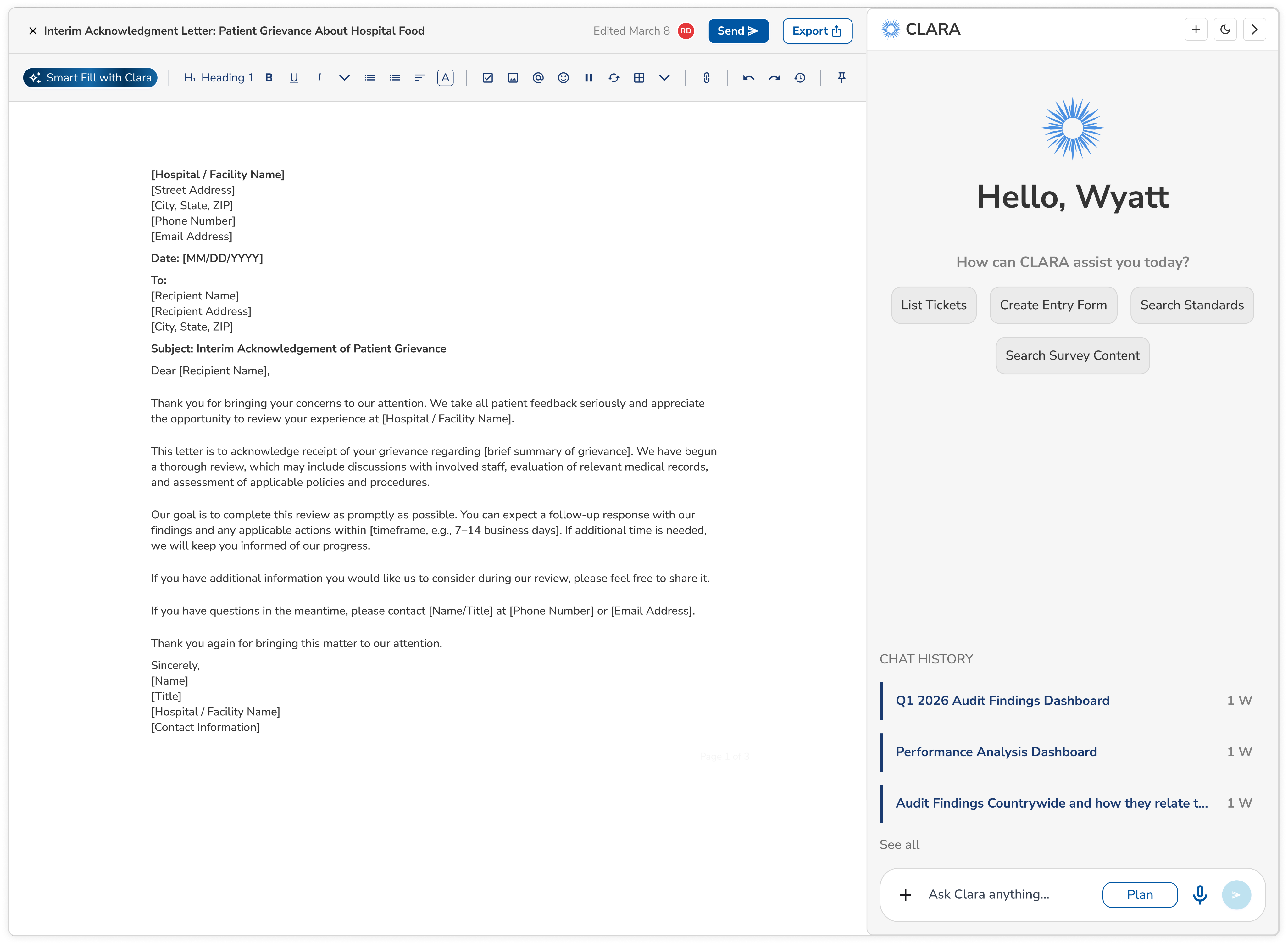AI Letter Template